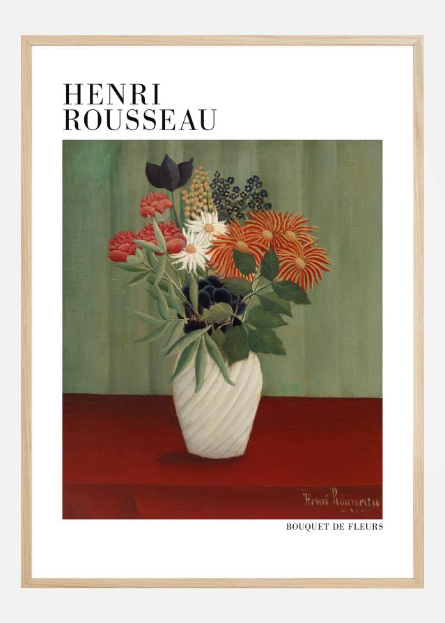 Henri Rousseau - Bouquet De Fleurs Plakát