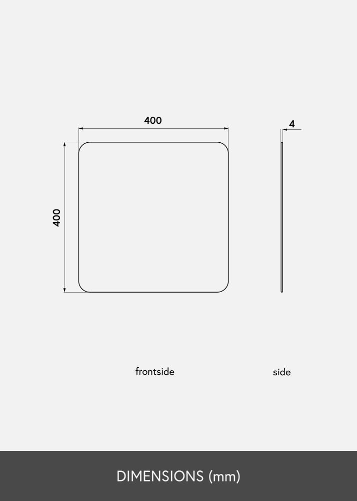 KAILA Zrcadlo Square 40x40 cm