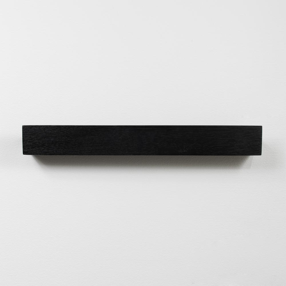 Magnet Shelf Black Painted Oak 40 cm