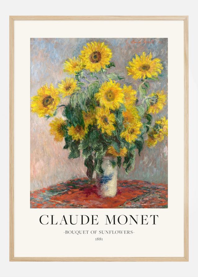 Claude Monet - Bouquet Of Sunflowers Plakát