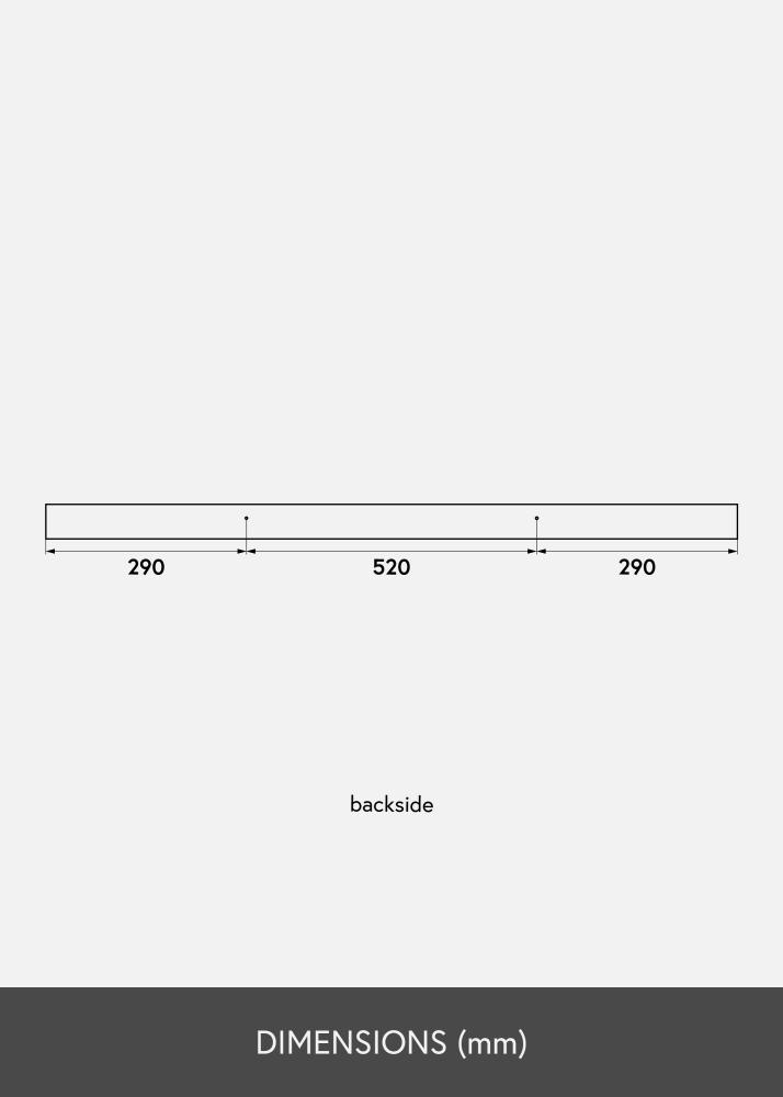 Police na obrazy Bílá 110 cm