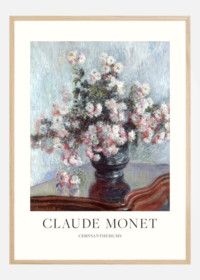 Claude Monet -Chrysanthemums Plakát