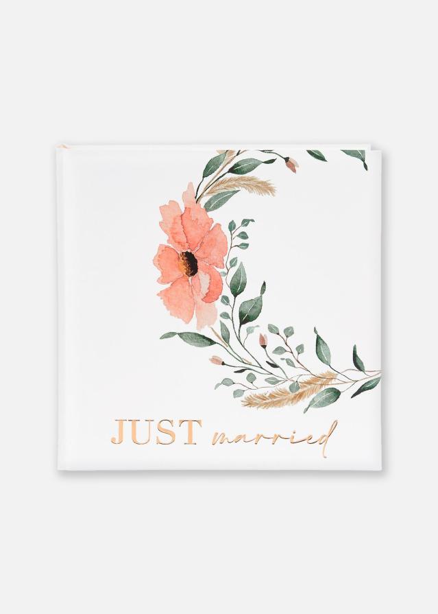 Just married Svatební album - 30x31 cm (60 Bílá Strany / 30 listů)