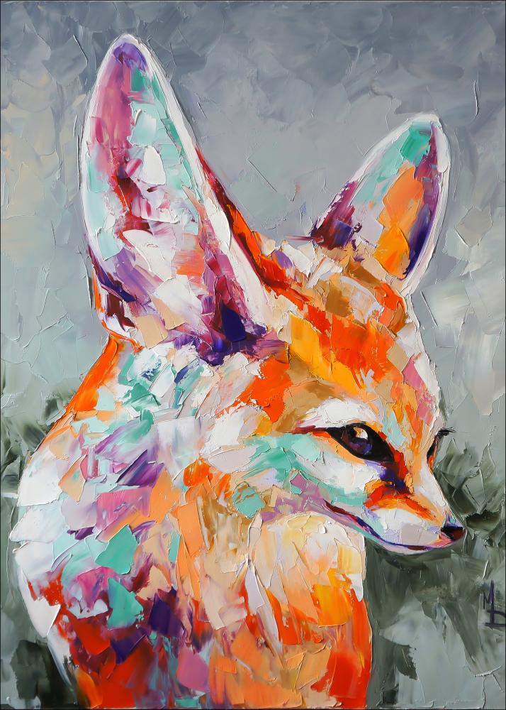 Fox Painting Plakát