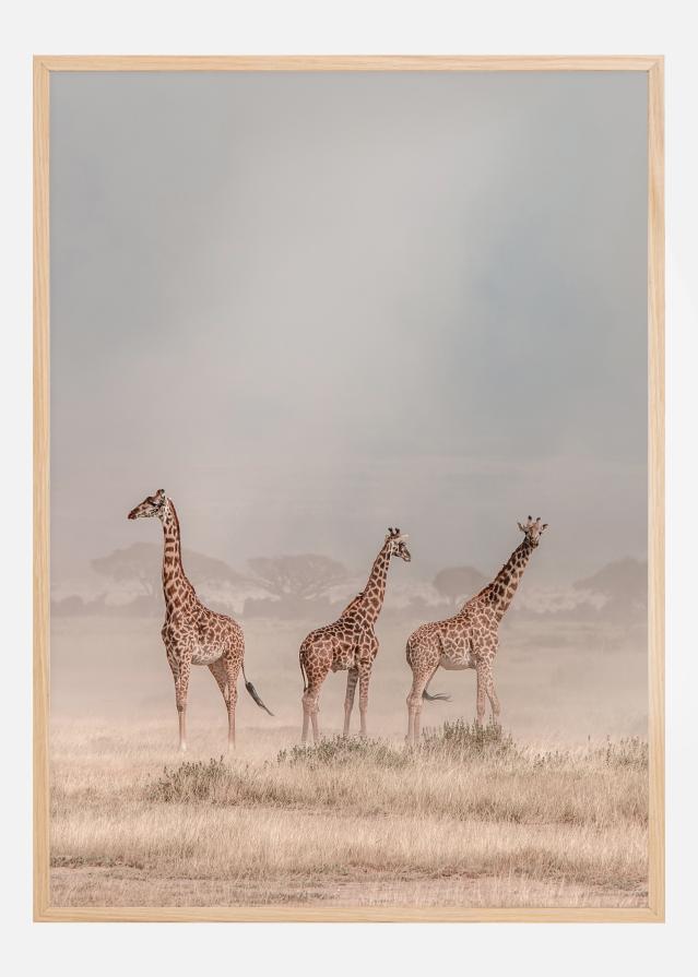 Weathering The Amboseli Dust Devils Plakát