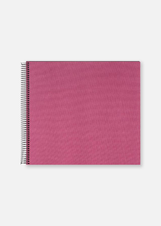 Bella Vista Spirálové album Fuchsia - 35x30 cm (40 Cerná Strany / 20 listů)