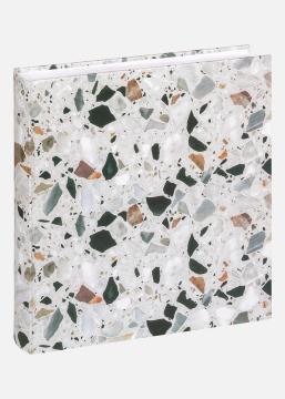 Terrazzo stone Album Cerná - 28x29 cm (60 Bílá Strany / 30 listů)