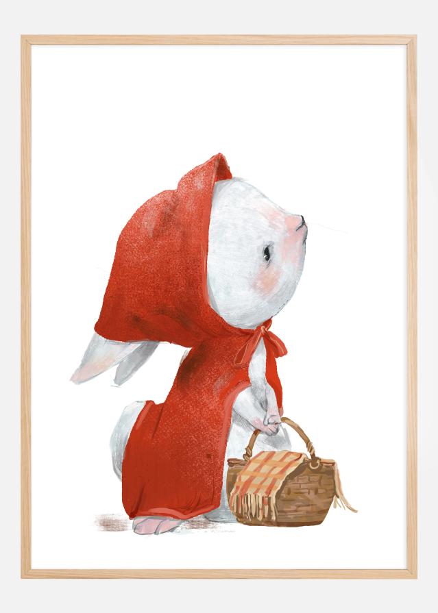 Little Red Riding Rabbit Plakát