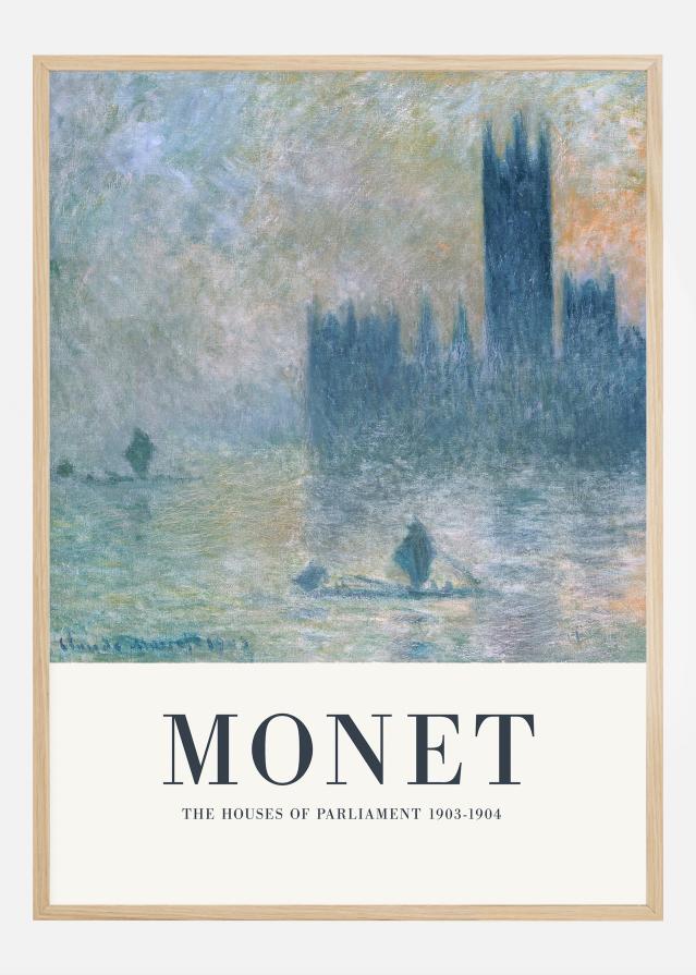 Claude Monet -The Houses of Parliament Plakát