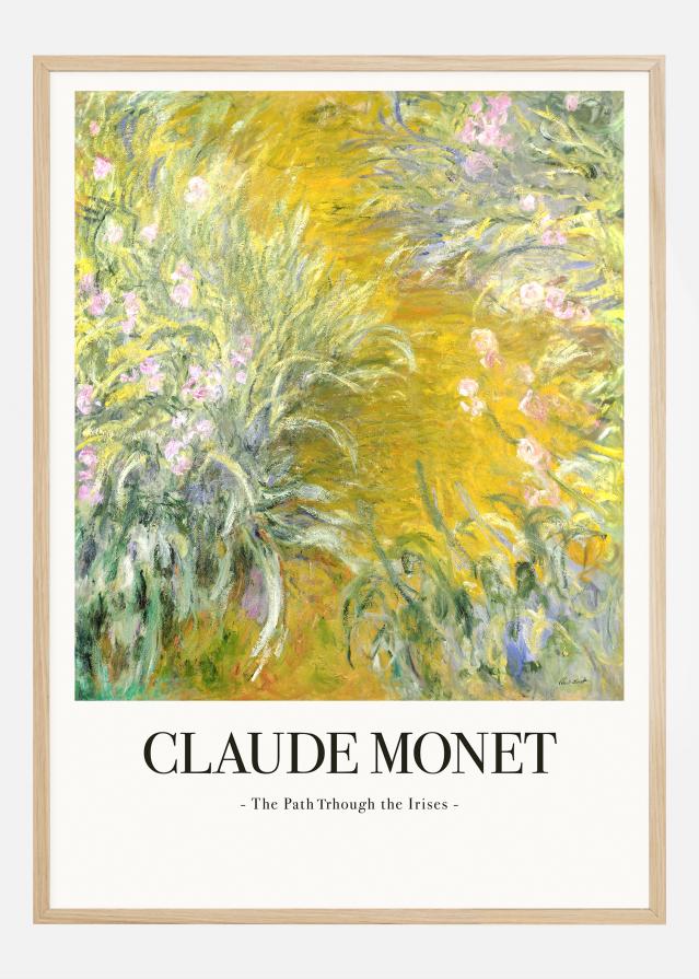 Claude Monet -The Path Through The Irises Plakát