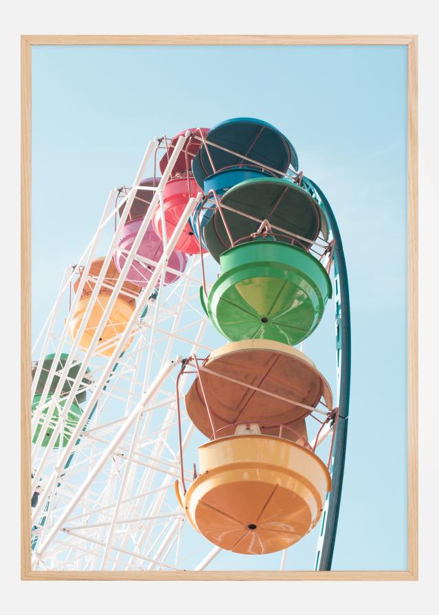 Colourful Ferris Wheel Plakát