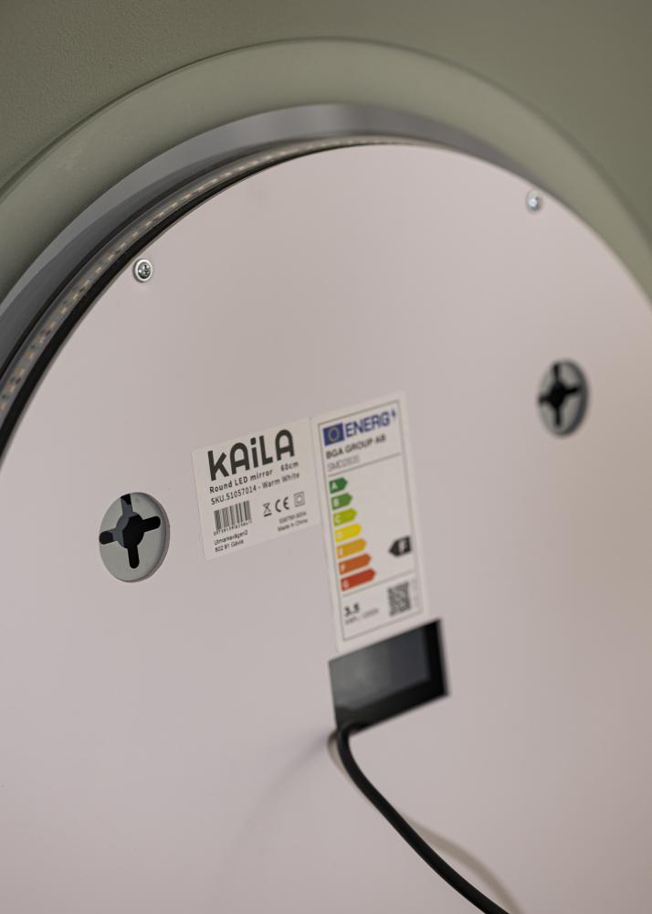 KAILA Zrcadlo Circular LED 60 cm Ø