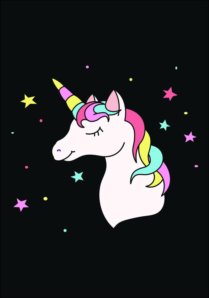 Unicorn Black Plakát