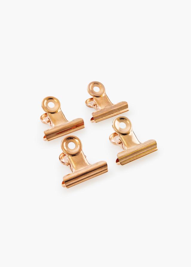 KAILA Plakát Clip Rose Gold 30 mm - 4 ks