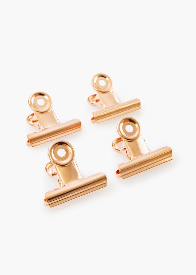 KAILA Plakát Clip Rose Gold 40 mm - 4 ks