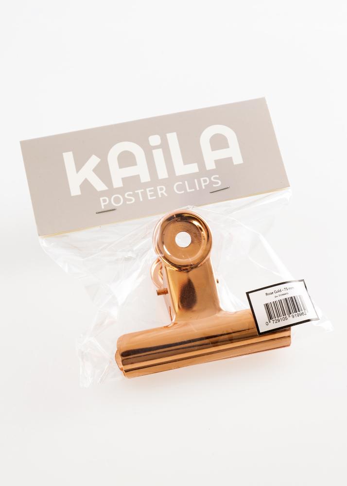 KAILA Plakát Clip Rose Gold - 75 mm