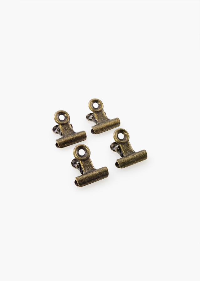 KAILA Plakát Clip Retro Bronze 20 mm - 4 ks