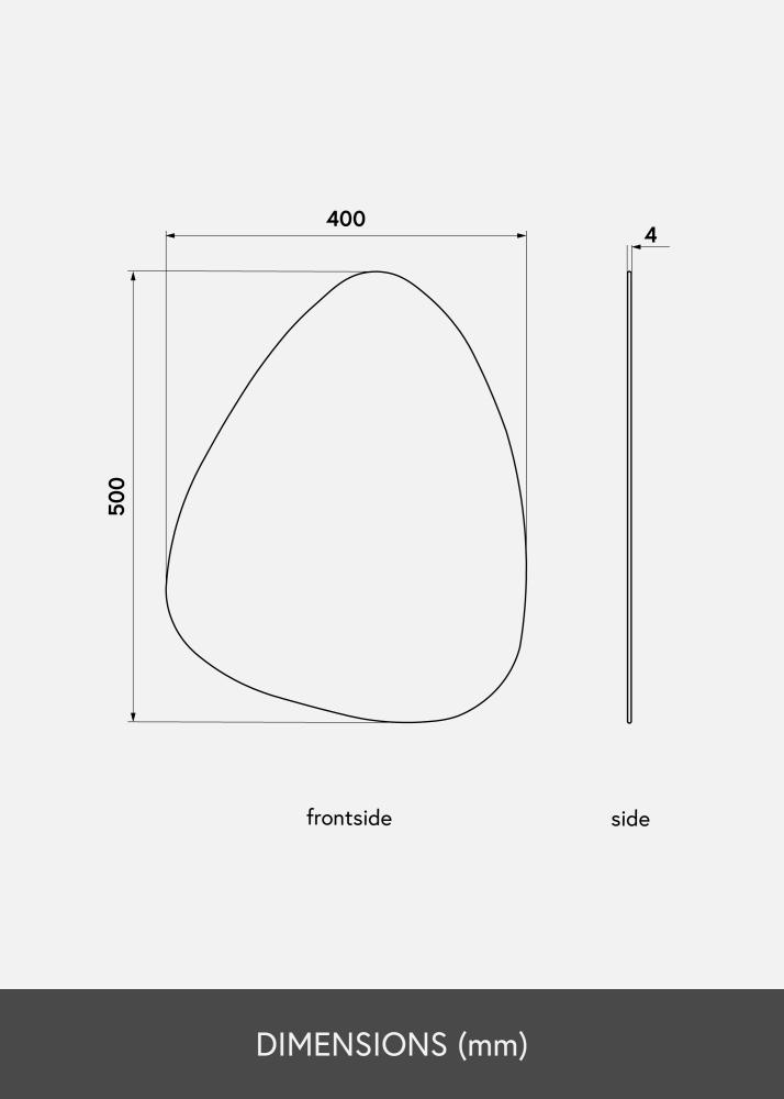KAILA Zrcadlo Shape I 40x50 cm