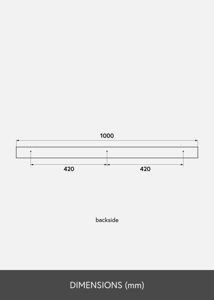 KAILA Police na obrazy Bambus 100 cm