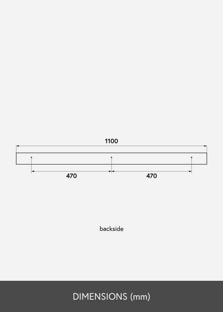 KAILA Police na obrazy Bambus 110 cm