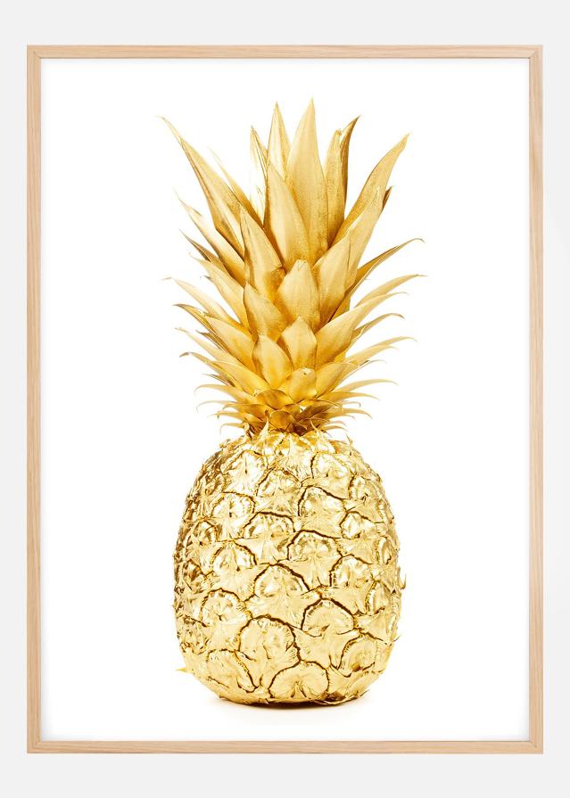 Gold Pineapple Plakát