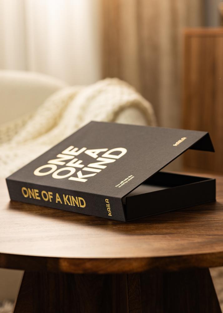 KAILA ONE OF A KIND Black - Coffee Table Photo Album (60 Cerná Strany)