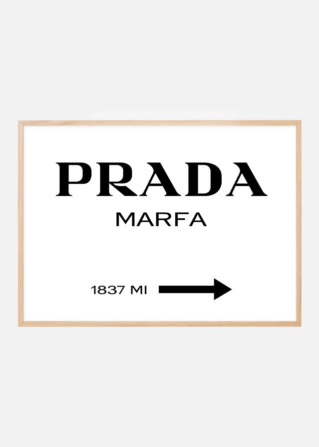 Prada Black Plakát