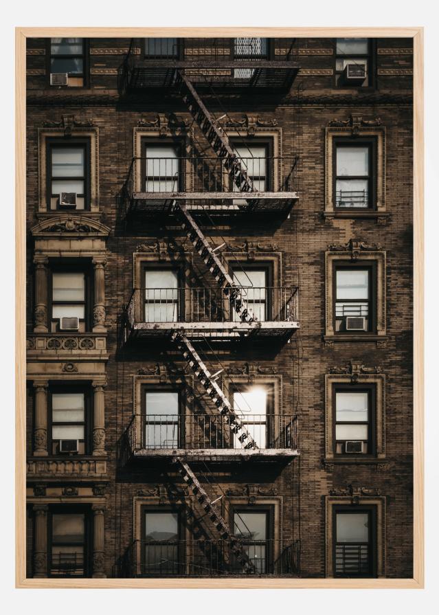 New York Fire Escape Plakát