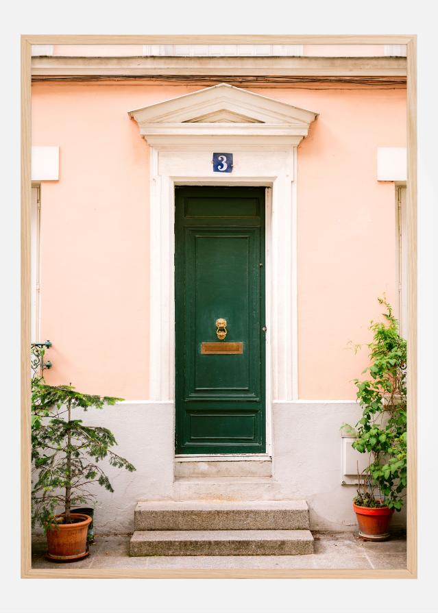 Green Paris Door Plakát