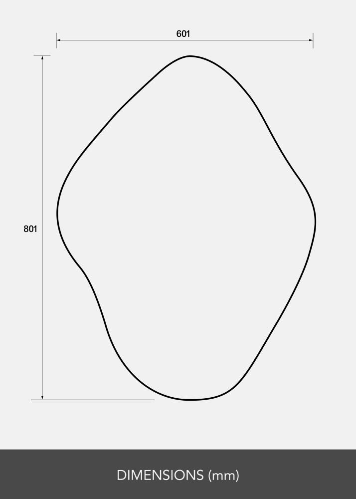 Zrcadlo Biface 60x80 cm