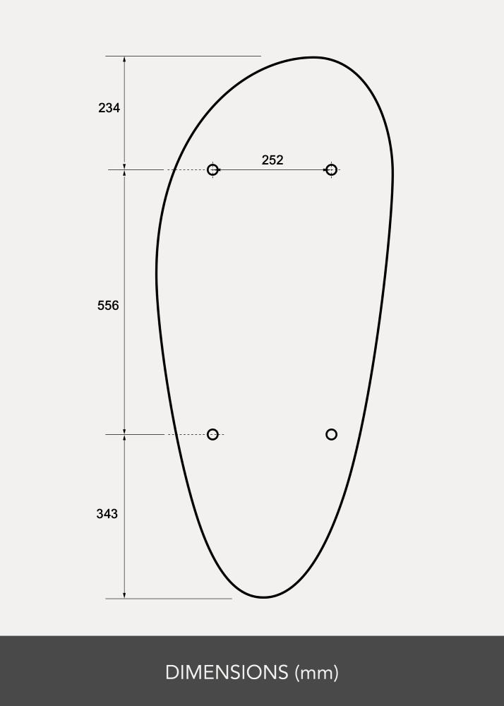 Zrcadlo Balance 50x113 cm - Selected By BGA