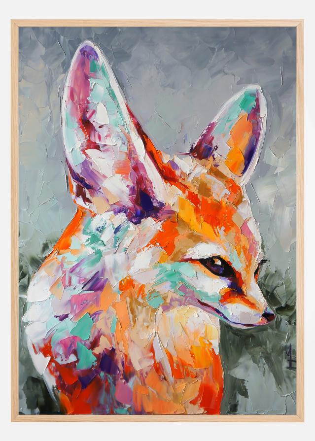 Fox Painting Plakát