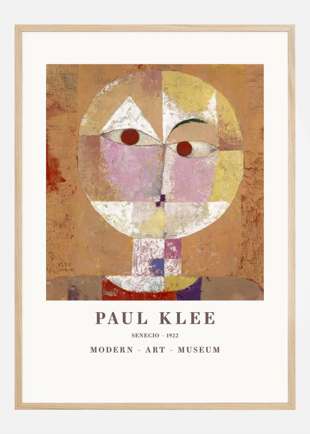 Paul Klee - Senecio Baldgreis 1922 Plakát