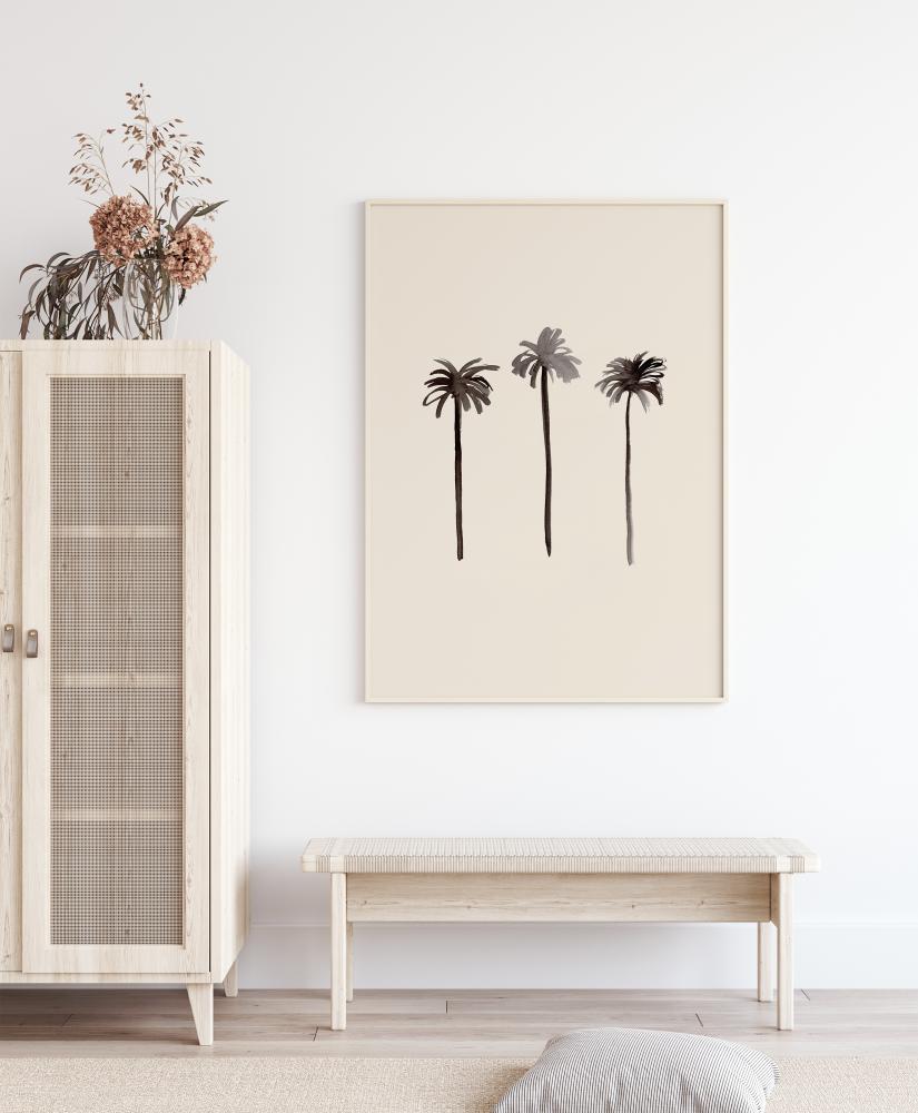 Palm Trees Ink Plakát