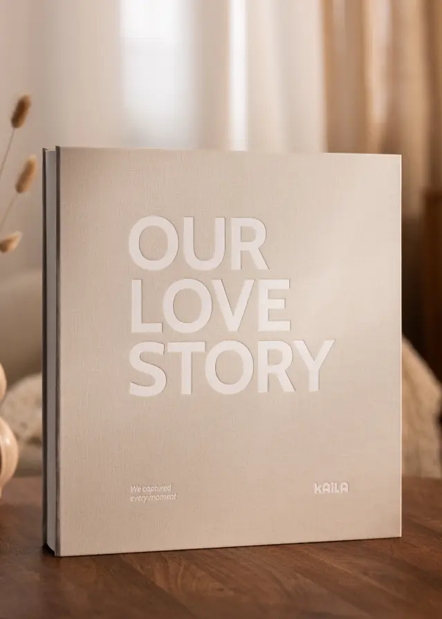 KAILA Fotoalbum OUR LOVE STORY Krém - 600 fotografií ve formátu 10x15 cm