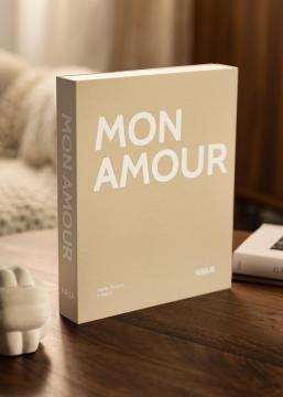 KAILA MON AMOUR - Coffee Table Photo Album (60 Cerná Strany / 30 listů)