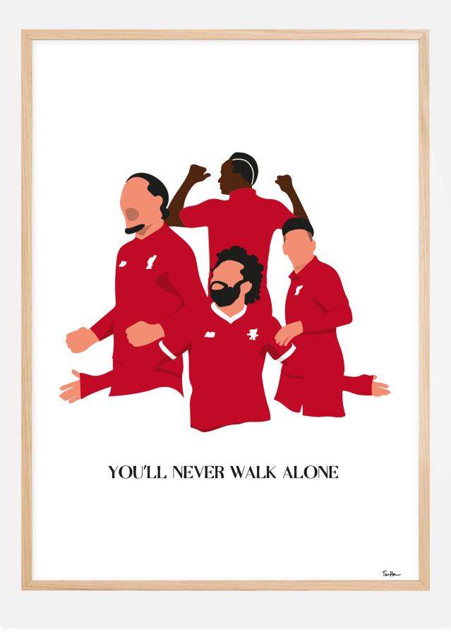 You Will Never Walk Alone-Liverpool Players Plakát