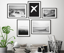 Stylová obrazová stěna Plakáty
